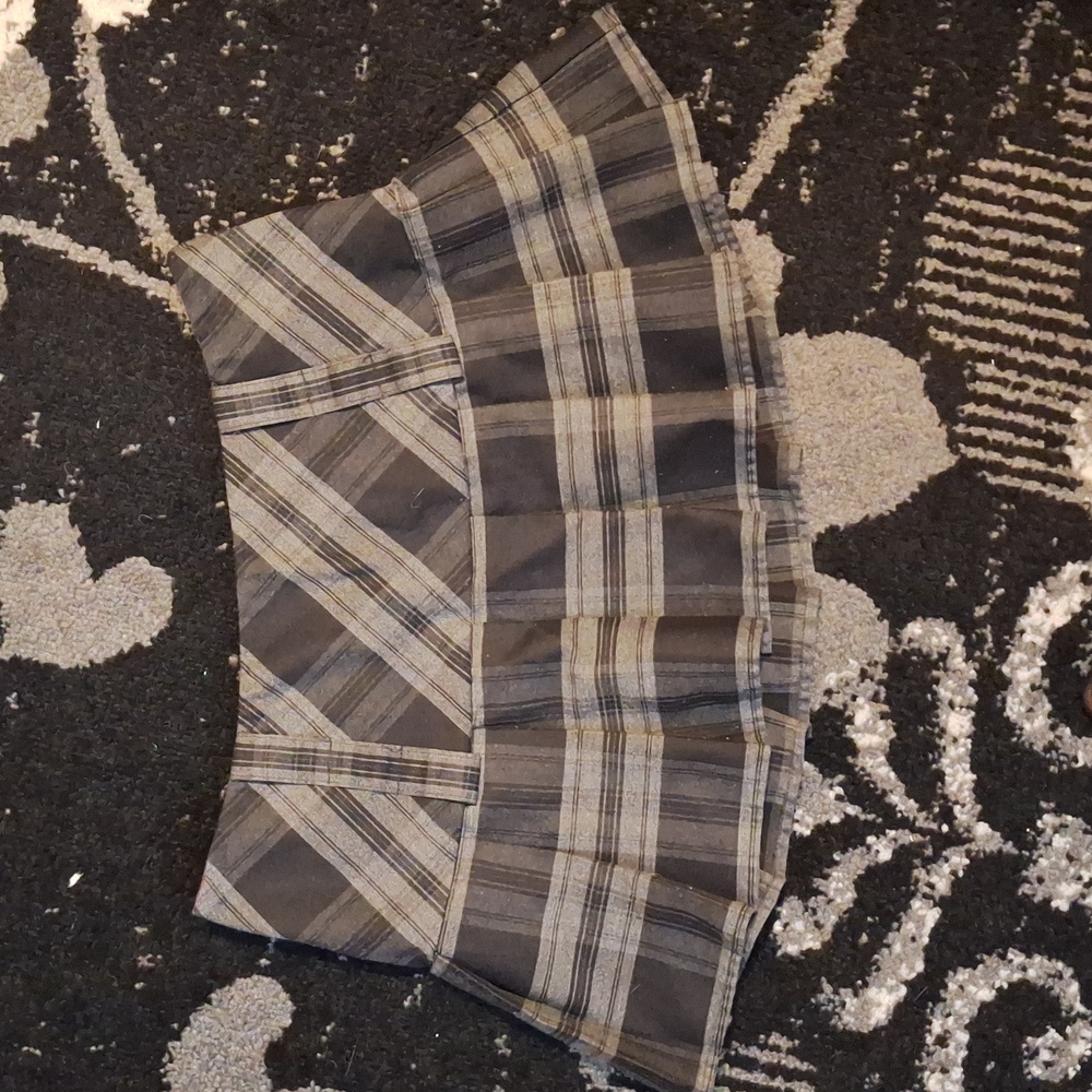 Stooshy plaid Skirt